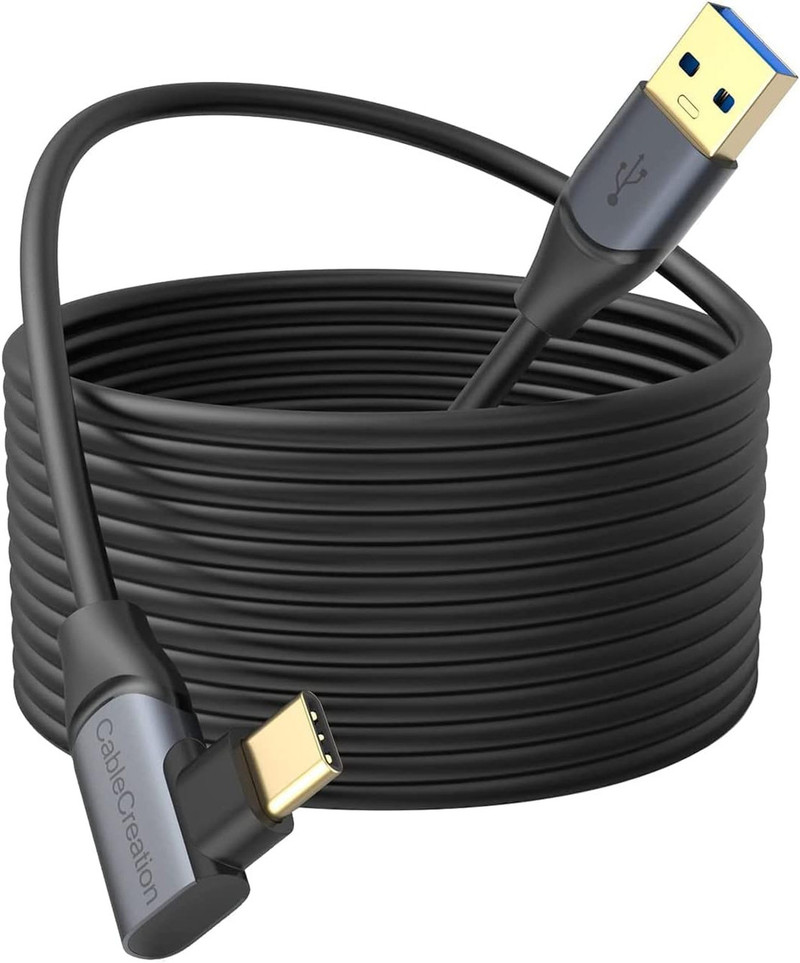 CableCreation 3M Link Cable Compatible with Meta Quest Pro / Quest 3 / Quest 2 - USB-A to USB-C 3.1 Cable