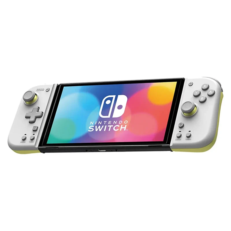 Hori Nintendo Switch Split Pad Compact - Light Gray & Yellow