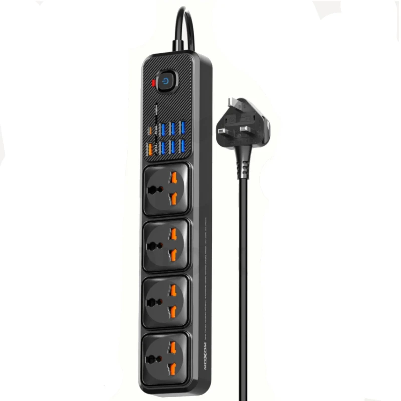 MOXOM Heavy Duty Power Strip with USB-A & Type-C | ST16