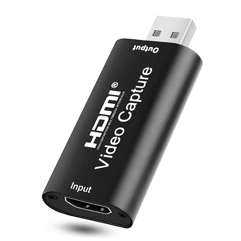 HDMI Video Capture Device 4K Input to 1080P Output USB Plug & Play