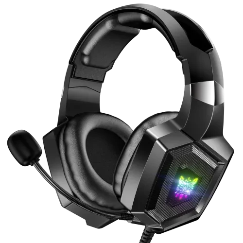 Onikuma Wired RGB Gaming Headset - Black | K8