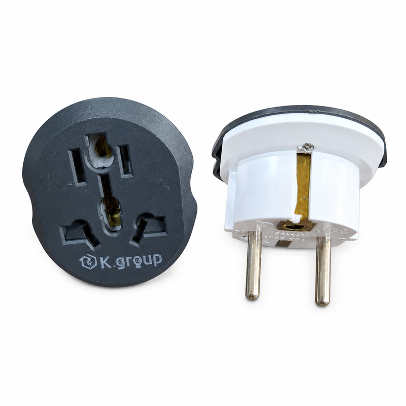 K.Group Universal Travel Adapter - Black/White | KG-UTA-001