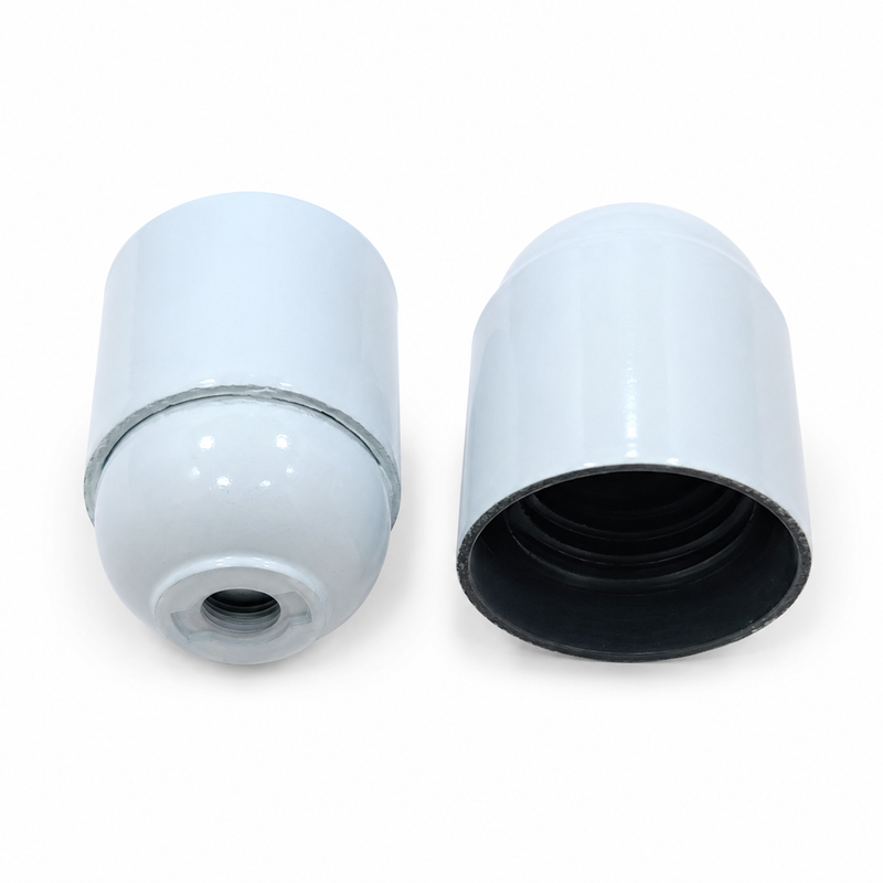 White E27 Lamp Holder Socket | LH-E27-WH