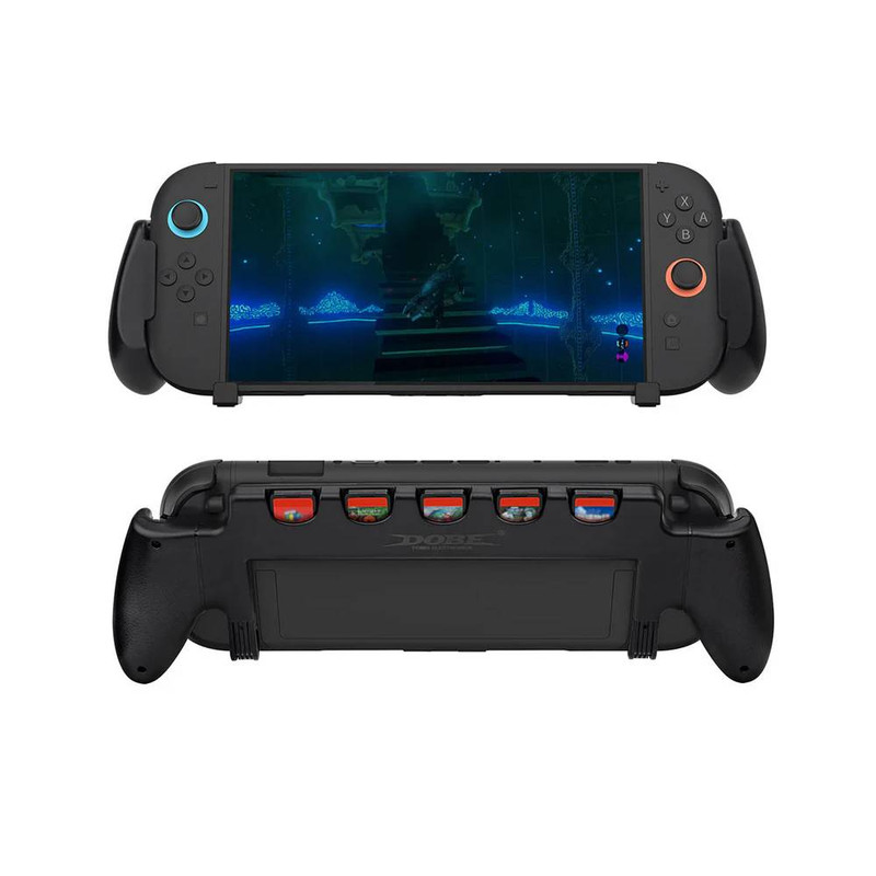 DOBE Console Grip with Game Cards Storage for Nintendo Switch 2 - Black | TNS-3179