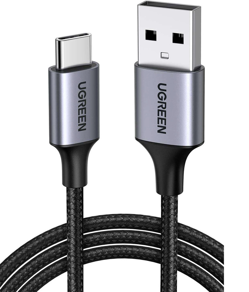 UGREEN USB to USB-C Fast Charge & Sync Cable Aluminum Case 1M Black | 60126