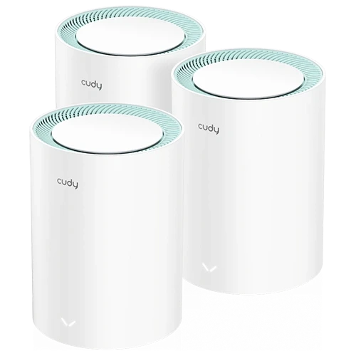 Cudy M1500 AX1500 Dual-Band Wi-Fi 6 Mesh System - 3-Pack | CUD-M1500-3PK