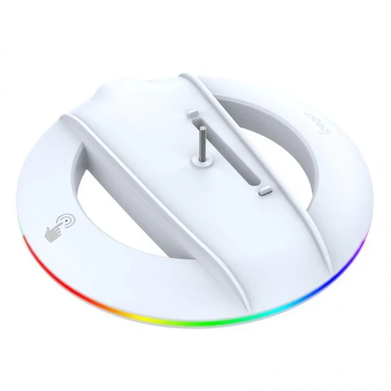 IPEGA PS5 and PS5 Slim RGB Vertical Stand - White