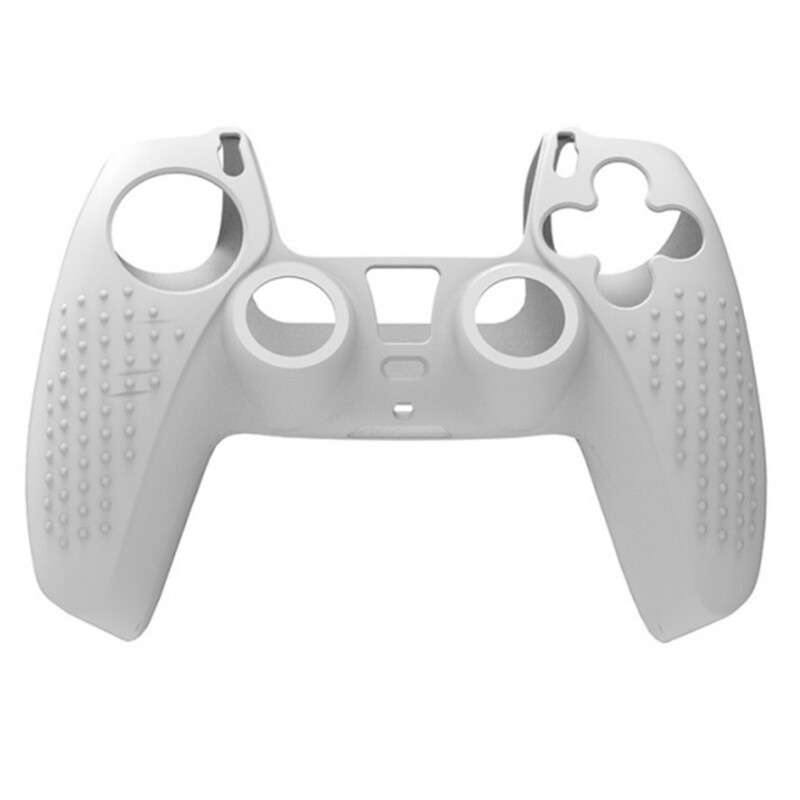 Silicone Protective Cover for PS5 DualSense Controller - White