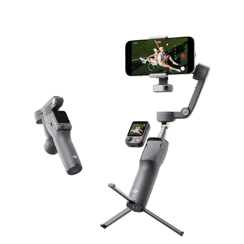 DJI Osmo Mobile 8P Creator Combo 3-Axis Smartphone Gimbal with Tracking & Wireless Microphone - Gray | Osmo Mobile 8P