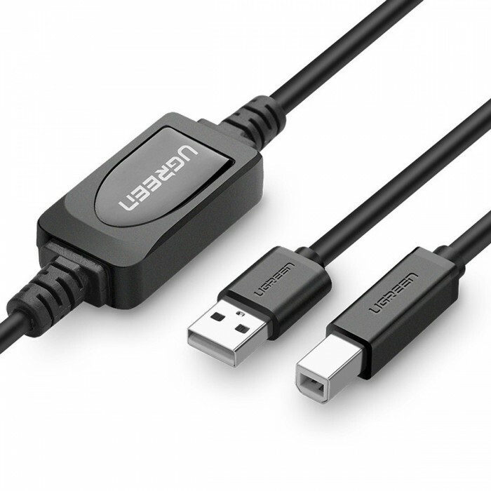 UGREEN Active Cable Printer USB 2.0 A Super Speed 15M | US122 | 10362