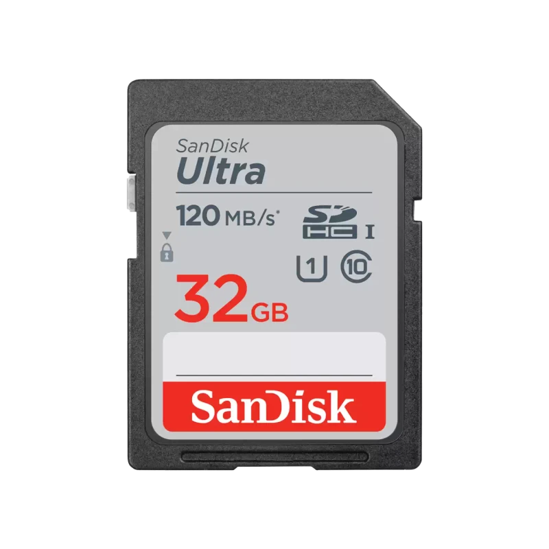 Sandisk Ultra 32GB SDHC U1 Class 10 120MB/s SD Card | SDSDUN4-32G-GN6IN