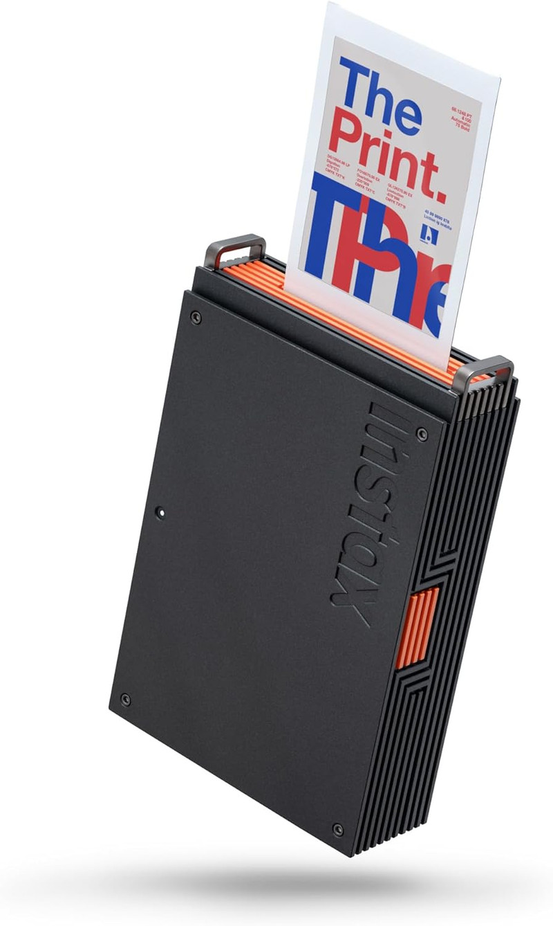 Fujifilm Instax Mini Link Plus - Smartphone Photo Printer - Bluetooth 5.1 - 318 DPI - Black & Orange | 16949674