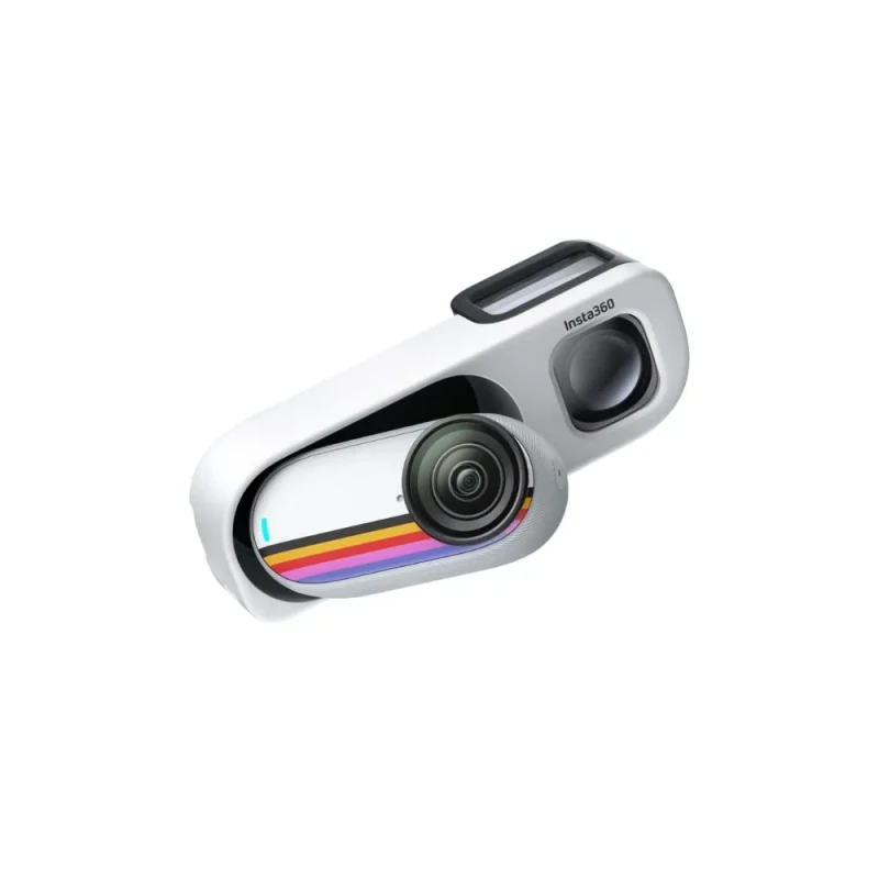 Insta360 GO 3S Retro Bundle Special Edition - 4K Mini Action Camera - 128GB - Canvas White | CINSBATF-WHITE