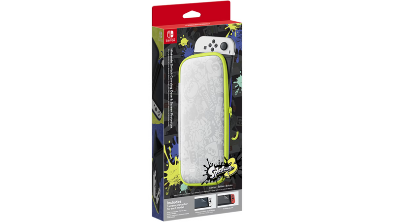Nintendo Carrying Case & Screen Protector – Splatoon 3 Edition