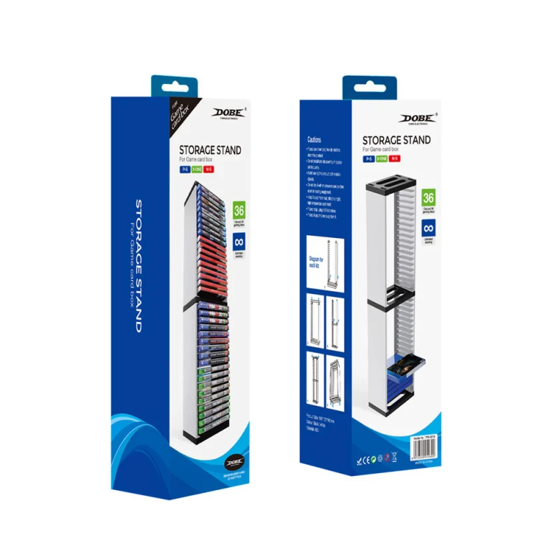 DOBE Game Storage Stand for 36 Physical Game Discs