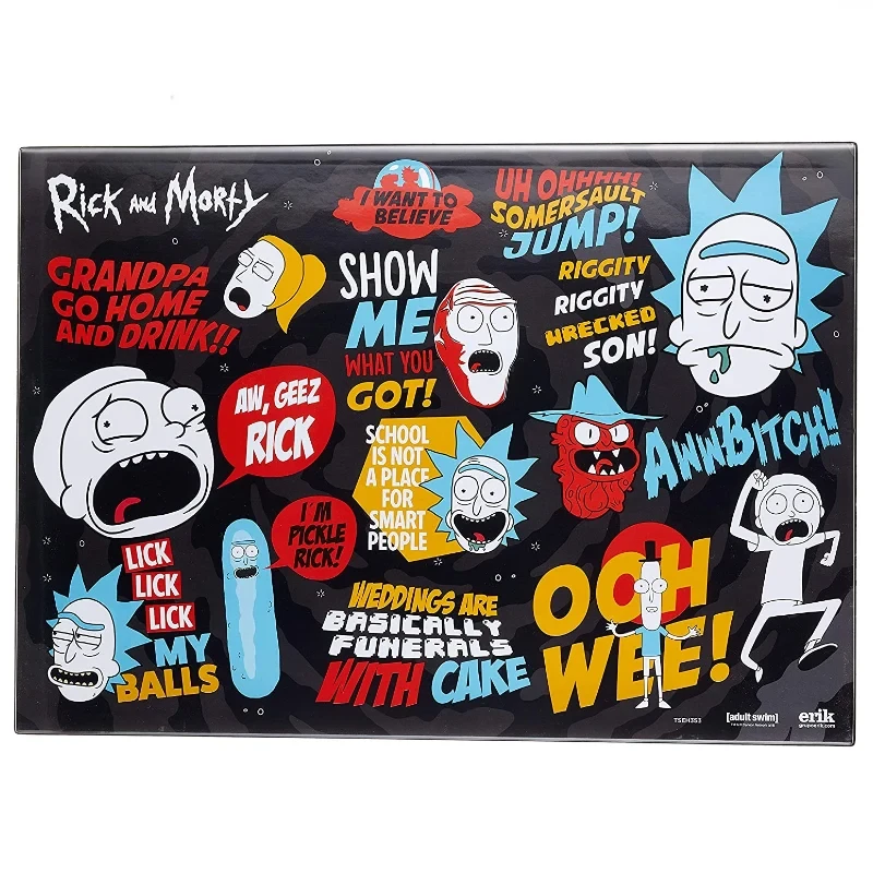 Rick and Morty Gaming Desk Mat