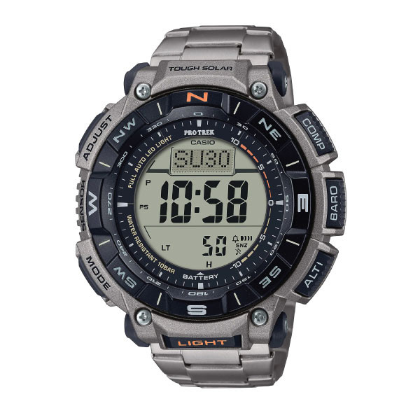 Casio PRO TREK Solar Watch - Grey | PRG-340T-7DR
