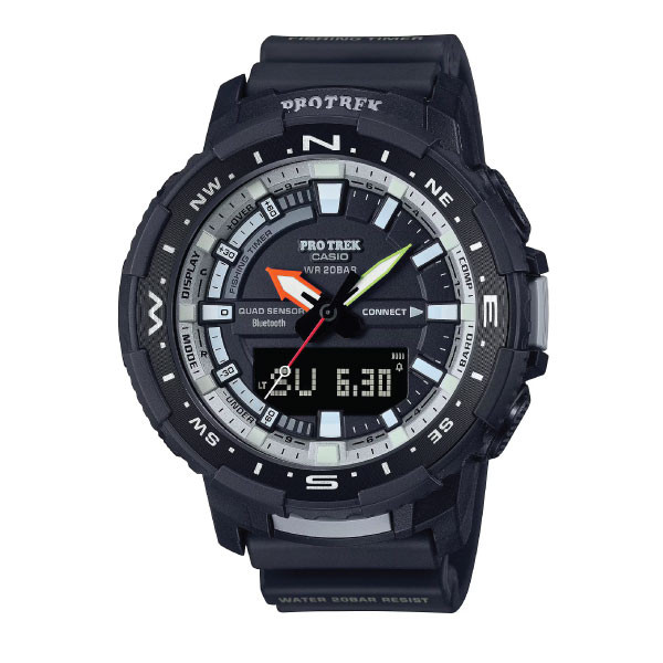 Casio PRO TREK Bluetooth Fishing Watch - Black | PRT-B70BE-1DR