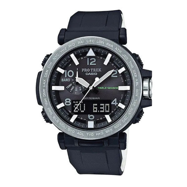 Casio PRO TREK Solar Camping Watch - Black/Silver | PRG-650-1DR