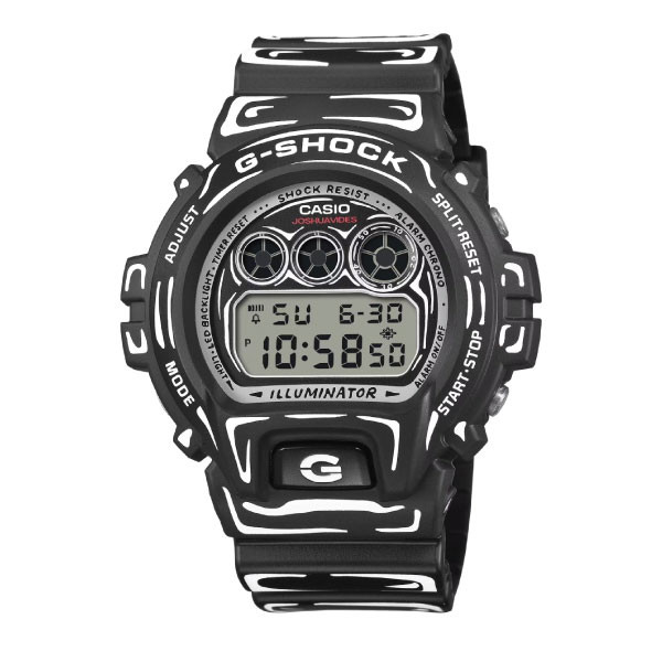 Casio G-SHOCK Joshua Vides Collaboration Men Watch - Black / White | DW-6900JV-1DR