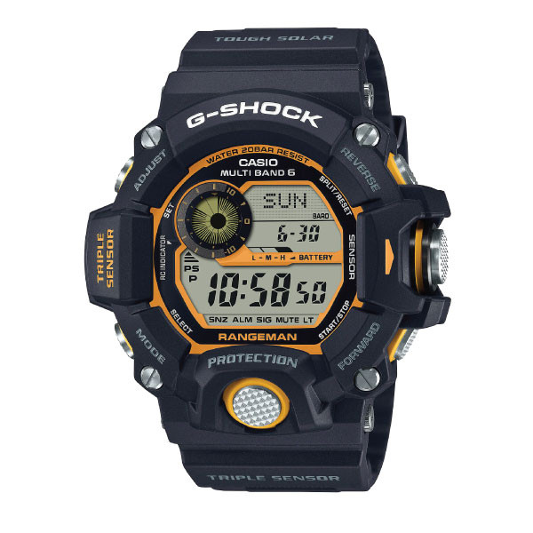 Casio G-SHOCK Rangeman MASTER OF G Men Watch - Black / Yellow | GW-9400Y-1DR