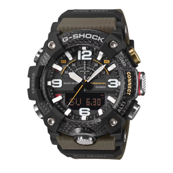 Casio G-SHOCK MASTER OF G-LAND Mudmaster Men Watch - Black / Green | GG-B100X-1A3DR