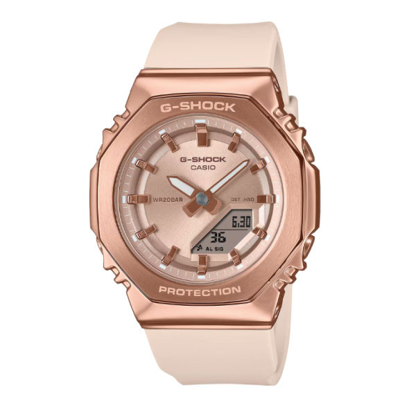 Casio G-SHOCK Women Watch - Pink / Rose Gold Plated | GM-S2110PG-4ADR