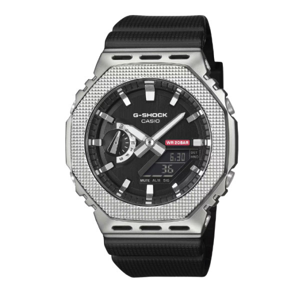 Casio G-SHOCK Men Watch - Black / Silver | GM-2100M-1ADR
