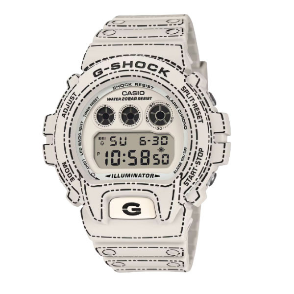 Casio G-SHOCK Origami Casual Digital Watch - White | DW-6900RGM-5DR