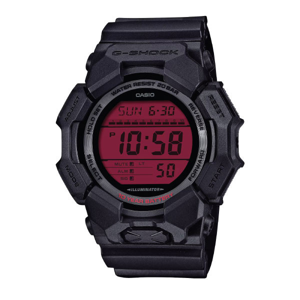 Casio G-SHOCK Casual Men Watch - Black & Red | GD-010BBR-1DR