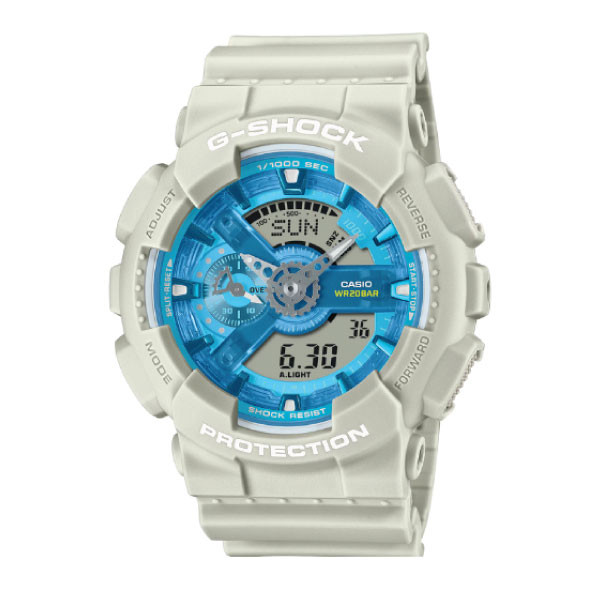 Casio G-SHOCK Analogue-Digital Men Watch - White | GA-110AS-5ADR