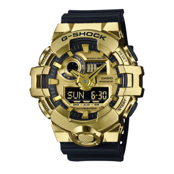 Casio G-SHOCK G-STEEL Casual Men Analog-Digital Watch - Black & Gold | GM-700G-9ADR