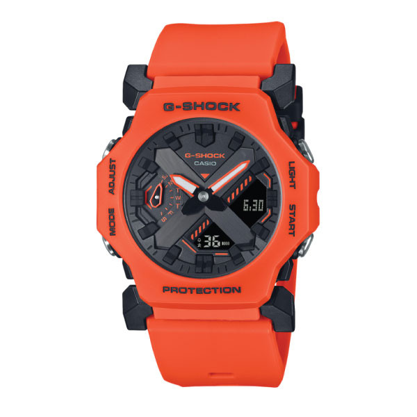 Casio G-SHOCK Function Logo Casual Men Analog-Digital Watch - Orange | GA-2300FL-4ADR