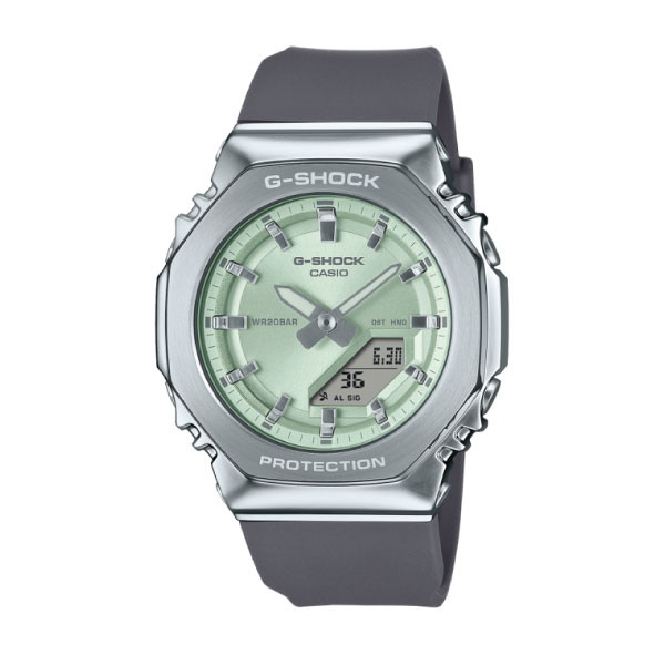 Casio G-SHOCK Women Analog-Digital Watch - Green & Grey | GM-S2110-3ADR