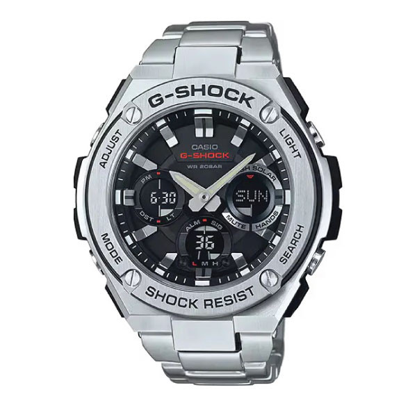 Casio G-SHOCK G-STEEL Solar Men Watch - Silver | GST-S110D-1ADR