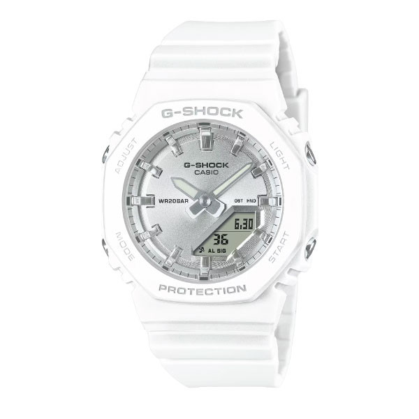 Casio G-SHOCK Casual Women Analog-Digital Watch - White & Silver | GMA-P2100VA-7ADR