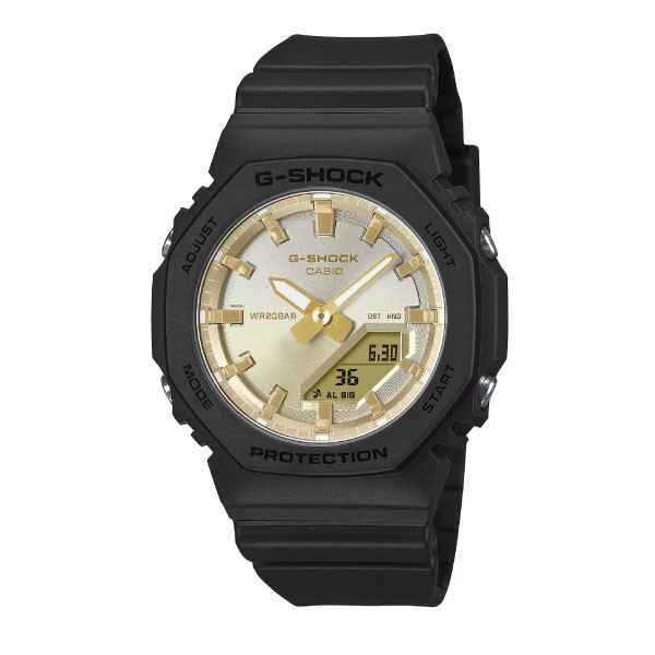 Casio G-SHOCK Casual Women Analog-Digital Watch - Black & Gold | GMA-P2100SG-1ADR