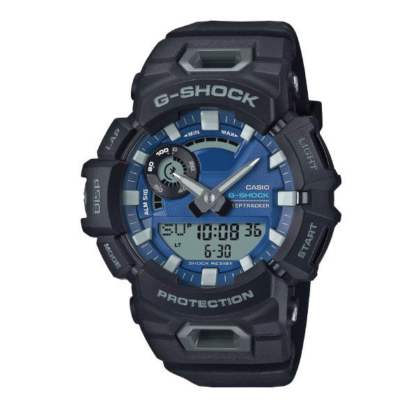 Casio G-SHOCK G-SQUAD Bluetooth Men Watch - Black & Blue | GBA-900CB-1ADR