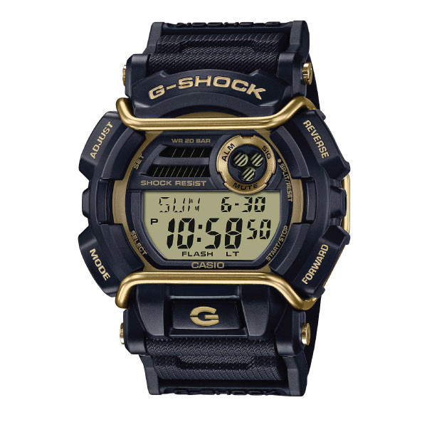 Casio G-SHOCK Casual Digital Men Watch - Black & Gold | GD-400GB-1B2DG