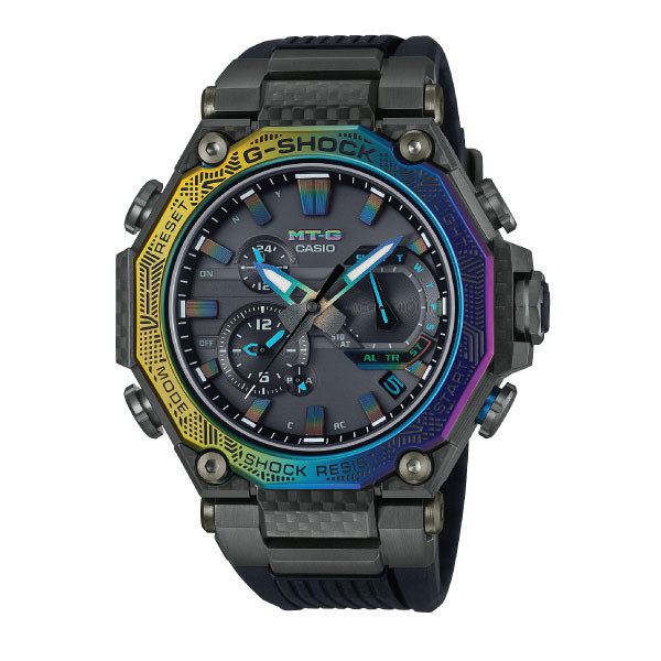 Casio G-SHOCK MT-G Bluetooth Solar Men Watch - Black & Multicolor | MTG-B2000YR-1ADR