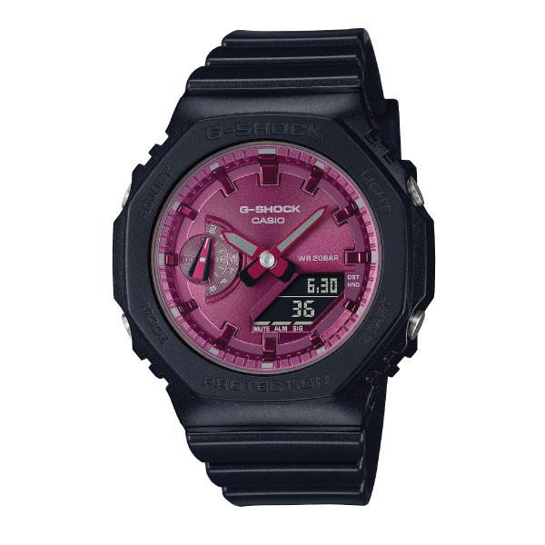 Casio G-SHOCK Black & Red Casual Women Analog-Digital Watch | GMA-S2100RB-1ADR