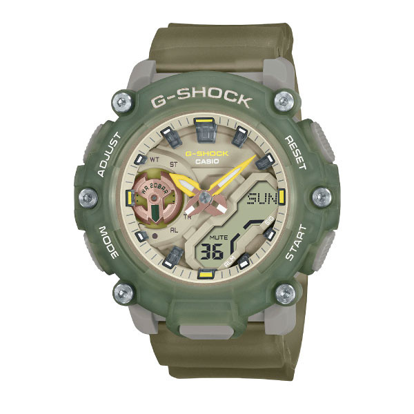 Casio G-SHOCK Playful Energy Casual Women Analog-Digital Watch - Green & Multicolor | GMA-S2200PE-3ADR