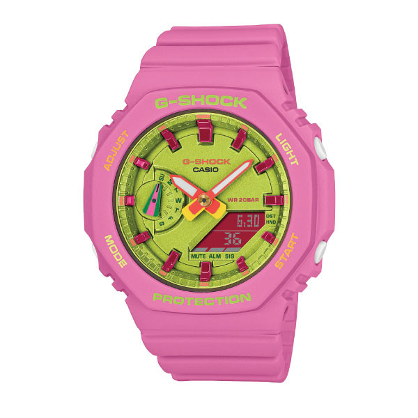 Casio G-SHOCK Summer Colors Casual Women Analog-Digital Watch - Pink | GMA-S2100BS-4ADR