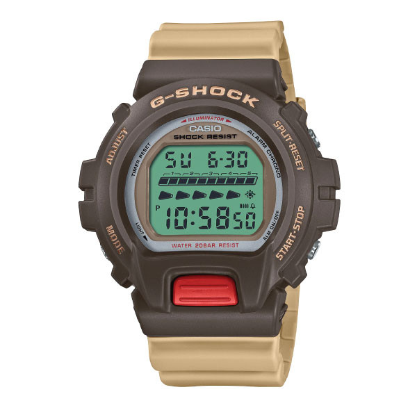 Casio G-SHOCK Vintage Colors Casual Digital Men Watch - Beige | DW-6600PC-5DR