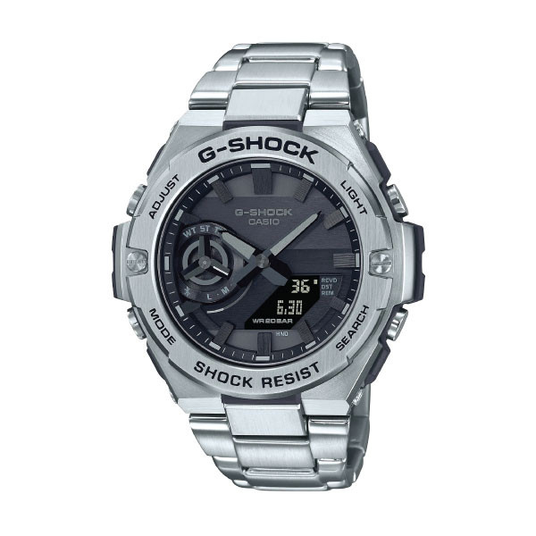 Casio G-SHOCK G-STEEL Men Watch - Silver | GST-B500D-1A1DR