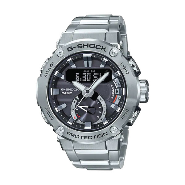 Casio G-SHOCK G-STEEL Men Watch - Silver | GST-B200D-1ADR