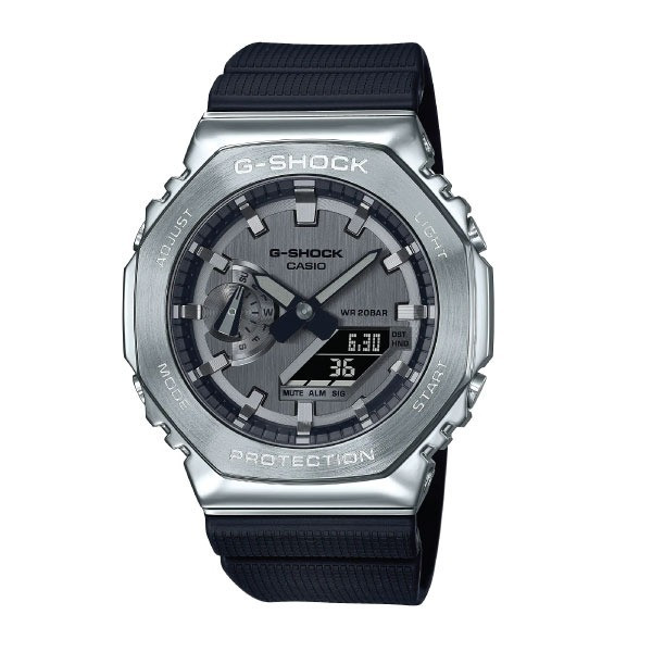 Casio G-SHOCK Metal Men Watch - Black / Silver | GM-2100-1ADR