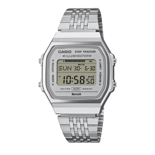 Casio Vintage Digital Unisex Metal Watch - Silver | ABL-100WE-7ADF