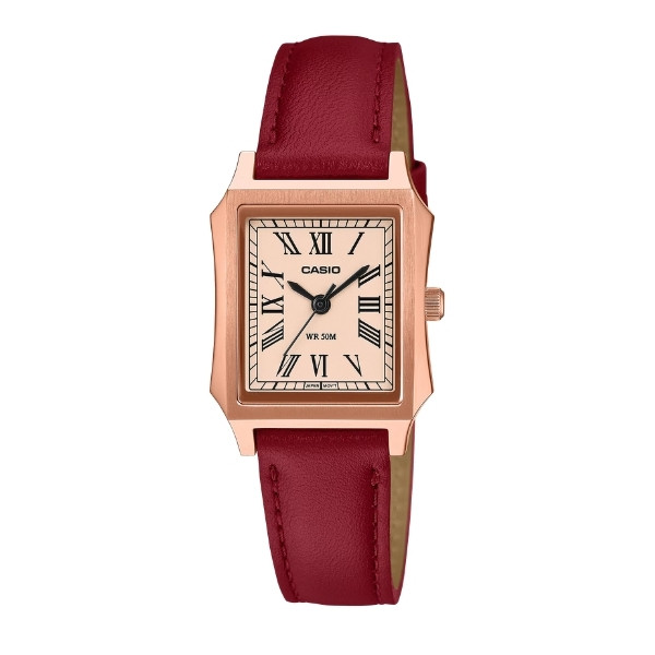 Casio Women 3-Hand Watch - Burgundy | LTP-B190RGL-4BVDF