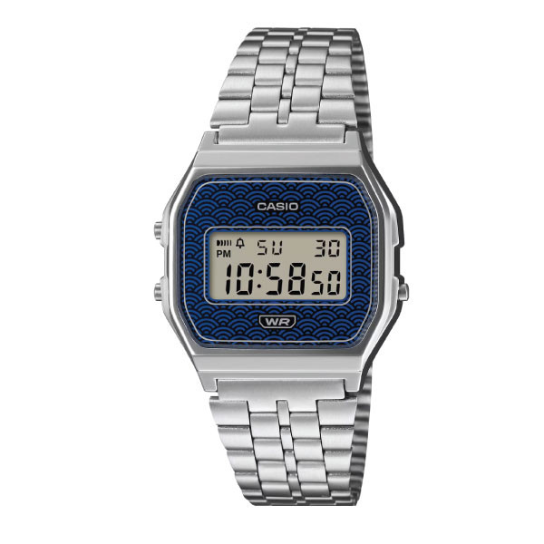 Casio Vintage Digital Unisex Metal Watch - Blue / Silver | A159WEVJ-2DR